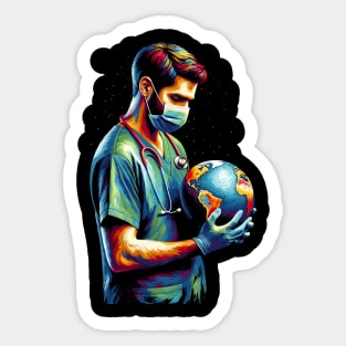 Nurse Gifts Male Nurse Week Gifts Novelty Men Nurse Sticker